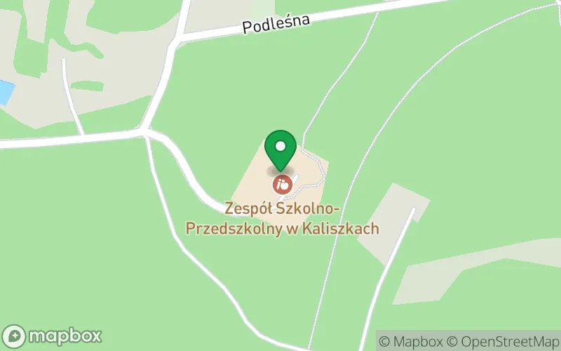 Lokalizacja: Zespół Szkolno-Przedszkolny Przedszkole Publiczne w Kaliszkach
