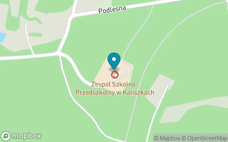 Lokalizacja: Zespół Szkolno-Przedszkolny Szkoła Podstawowa im. Grupy Kampinos AK w Kaliszkach