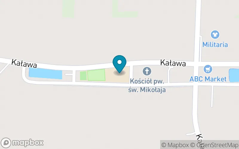 Lokalizacja: Szkoła Podstawowa w Kaławie