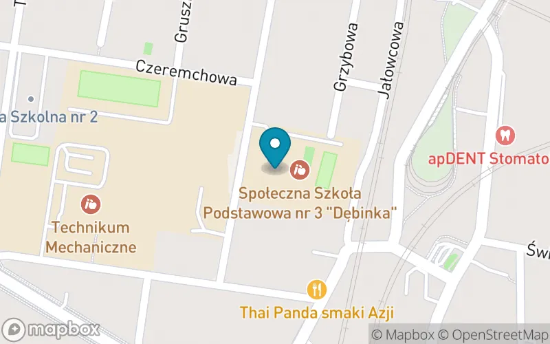 Lokalizacja: Społeczna Szkoła Podstawowa nr 3 "Dębinka"