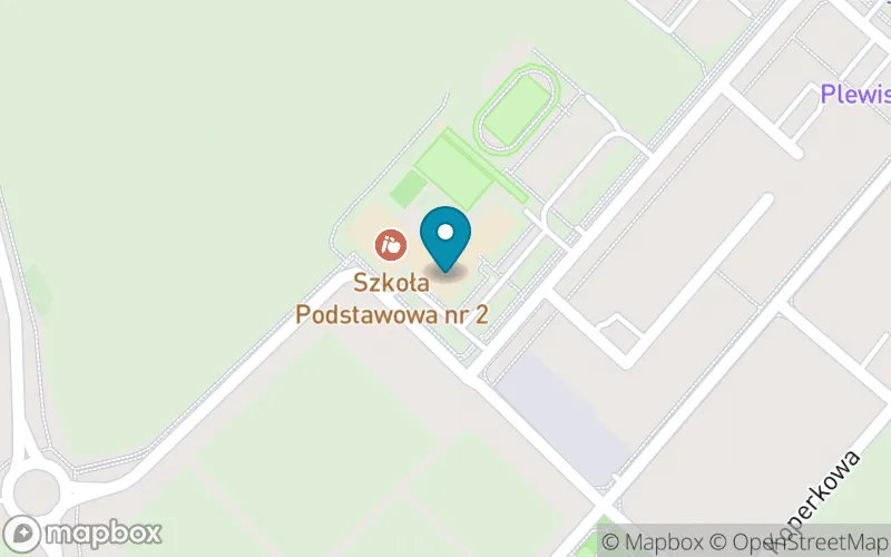 Lokalizacja: Szkoła Podstawowa nr 2 im. Marii Skłodowskiej - Curie w Plewiskach