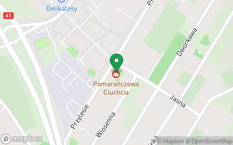 Lokalizacja: Przedszkola Pomarańczowa Ciuchcia Sp. z o.o. Sp. Komandytowa