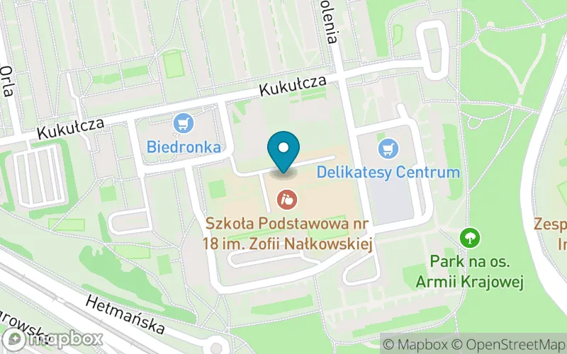 Lokalizacja: Szkoła Podstawowa nr 18 im. Zofii Nałkowskiej