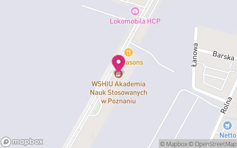 Lokalizacja: Wshiu Akademia Nauk Stosowanych w Poznaniu