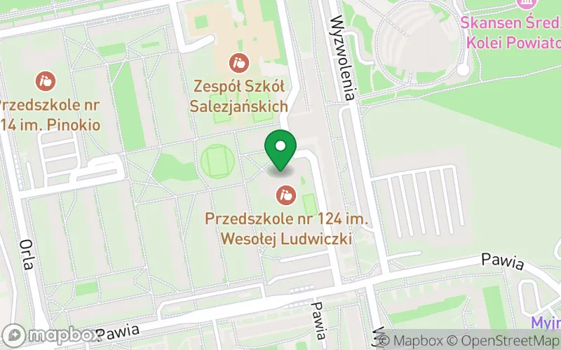 Lokalizacja: Przedszkole nr 124 "Wesoła Ludwiczka"