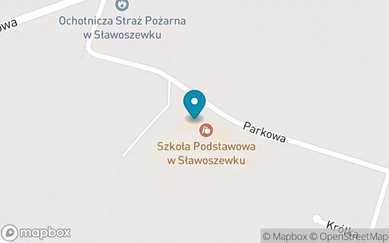 Lokalizacja: Szkoła Podstawowa im. Stanisława Staszica w Sławoszewku