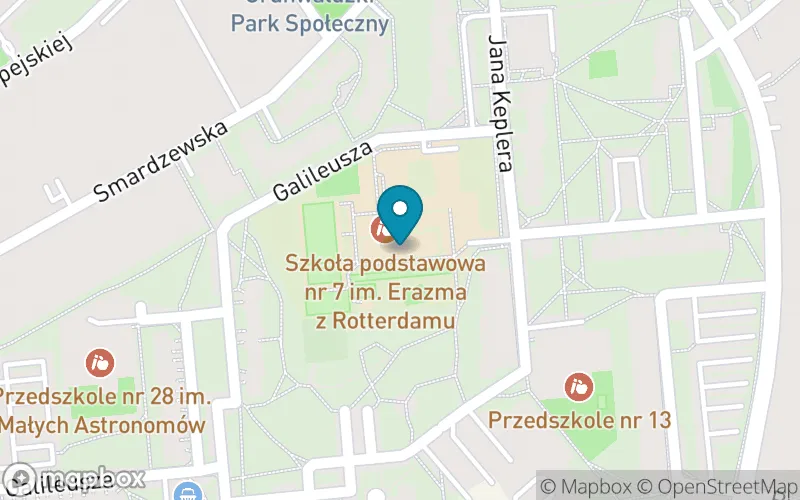 Lokalizacja: Szkoła Podstawowa nr 7 im. Erazma z Rotterdamu