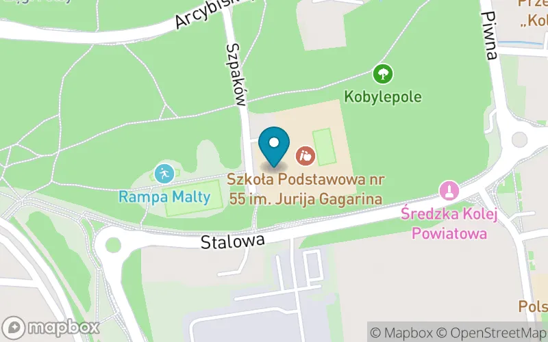 Lokalizacja: Szkoła Podstawowa nr 55 im. Jurija Gagarina
