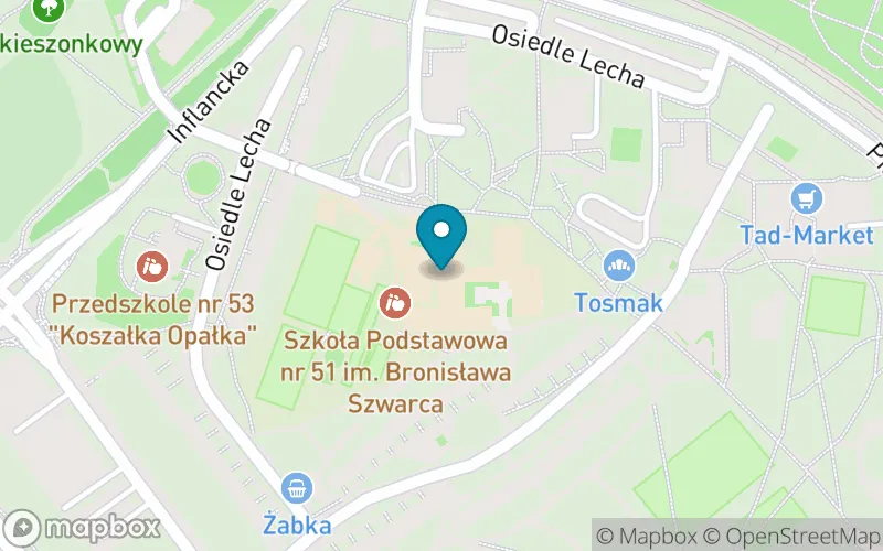 Lokalizacja: Szkoła Podstawowa nr 51 Imbronisława Szwarca