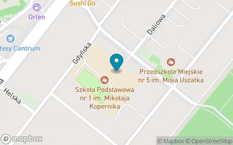 Lokalizacja: Szkoła Podstawowa nr 1 im. Mikołaja Kopernika w Legionowie