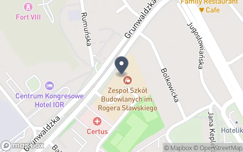 Lokalizacja: Zespół Szkół Budowlanych