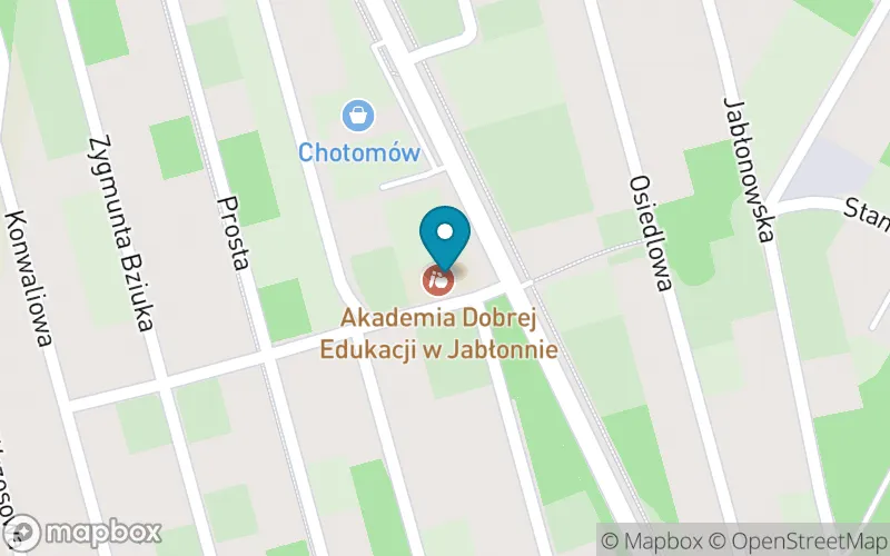 Lokalizacja: Szkoła Podstawowa Akademia Dobrej Edukacji w Jabłonnie