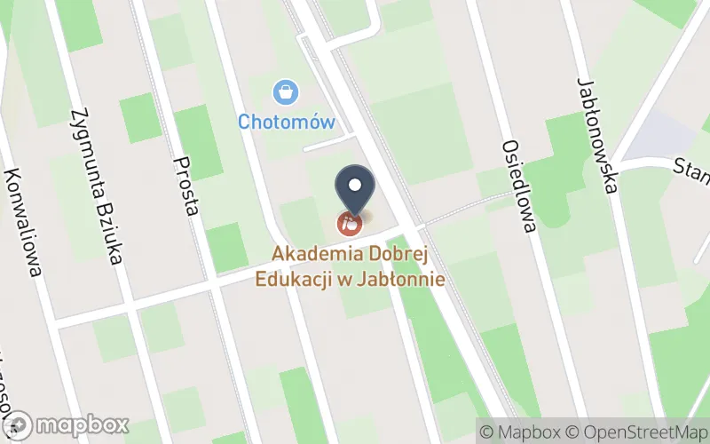Lokalizacja: Zespół Szkolno-Przedszkolny Akademia Dobrej Edukacji w Jabłonnie
