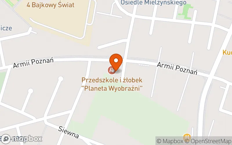 Lokalizacja: Prywatny Żłobek Planeta Wyobraźni"