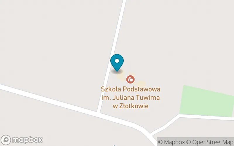 Lokalizacja: Szkoła Podstawowa im. Juliana Tuwima w Złotkowie