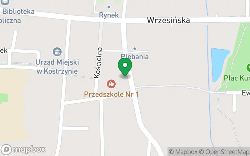 Lokalizacja: Przedszkole nr 1 w Kostrzynie