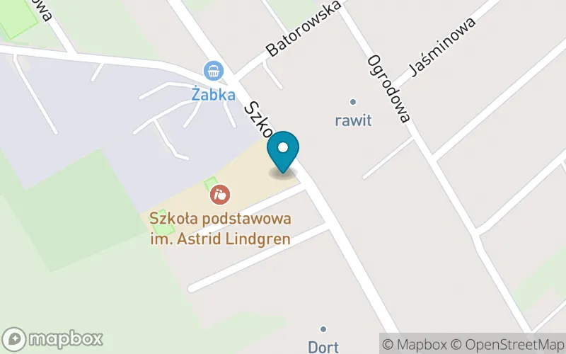 Lokalizacja: Szkoła Podstawowa im. Astrid Lindgren w Dąbrowie