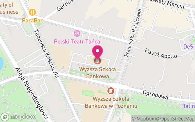 Lokalizacja: Wyższa Szkoła Bankowa