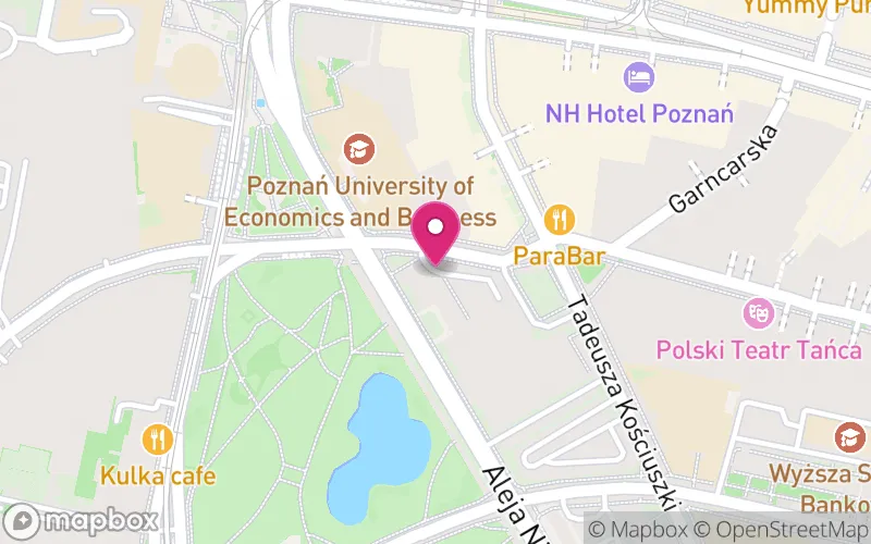 Lokalizacja: Uniwersytet Ekonomiczny w Poznaniu