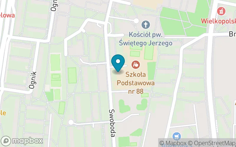 Lokalizacja: Szkoła Podstawowa nr 88 im. Poznańskich Koziołków