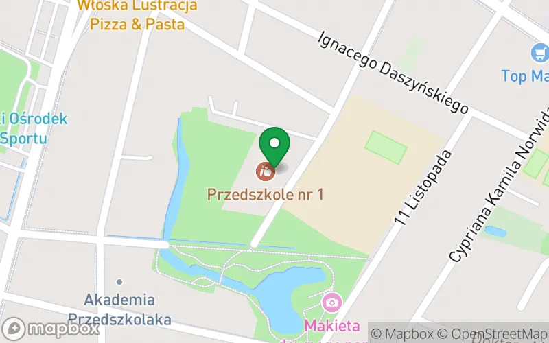 Lokalizacja: Przedszkole nr 1 w Radzyminie