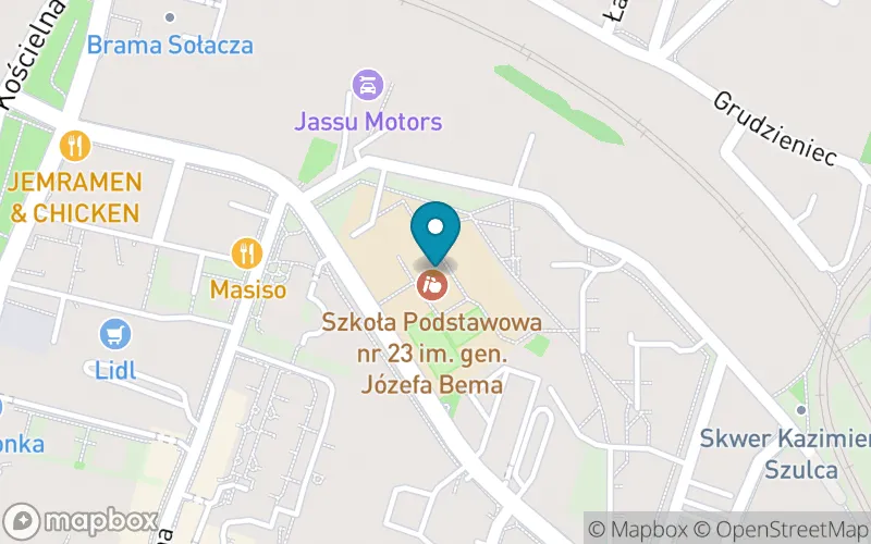 Lokalizacja: Szkoła Podstawowa nr 23 im. Gen. Józefa Bema