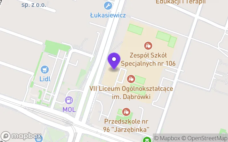 Lokalizacja: VII Liceum Ogólnokształcące im. Dąbrówki