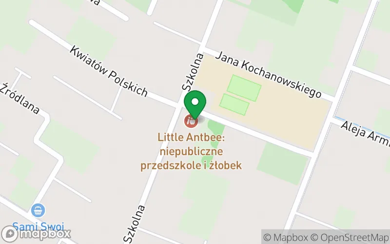 Lokalizacja: Przedszkole Niepubliczne Little Antbee