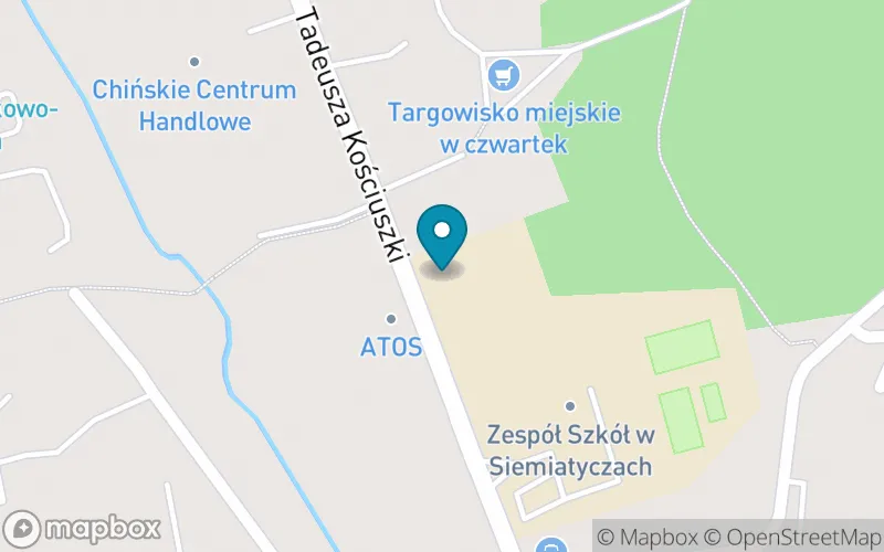 Lokalizacja: Szkoła Specjalna Przysposabiająca do Pracy w Siemiatyczach w Zespole Szkół Specjalnych w Siemiatyczach