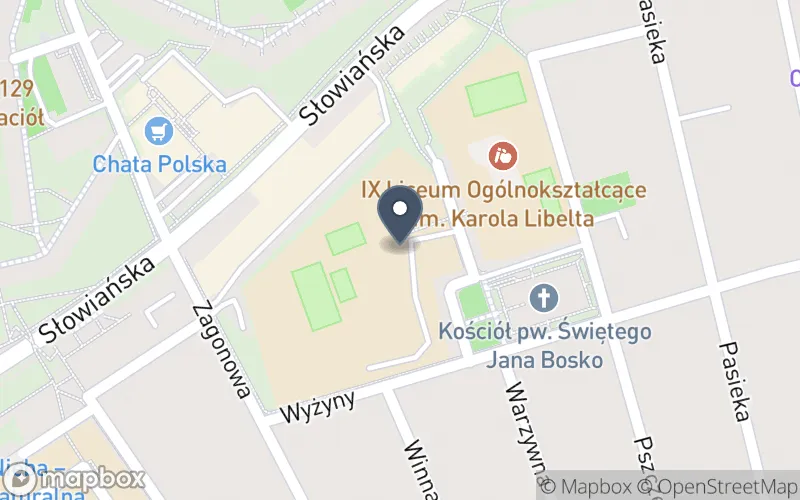 Lokalizacja: Zespół Szkół Przemysłu Spożywczego im. Jana i Jędrzeja Śniadeckich