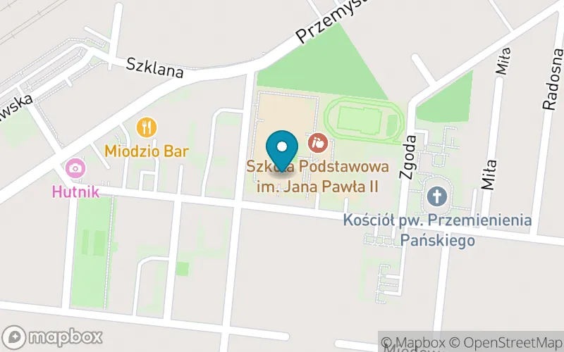 Lokalizacja: Szkoła Podstawowa im. Jana Pawła II w Tłuszczu