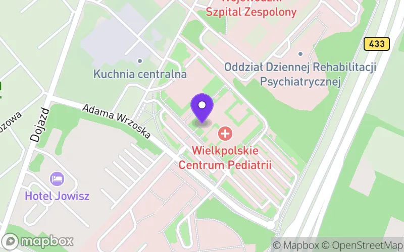 Lokalizacja: I Liceum Ogólnokształcące Specjalne przy Szpitalu Rehabilitacyjnym dla Dzieci