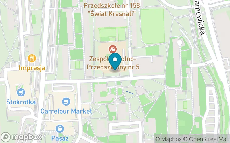 Lokalizacja: Szkoła Podstawowa nr 65 im. Fr. Żwirki i St. Wigury