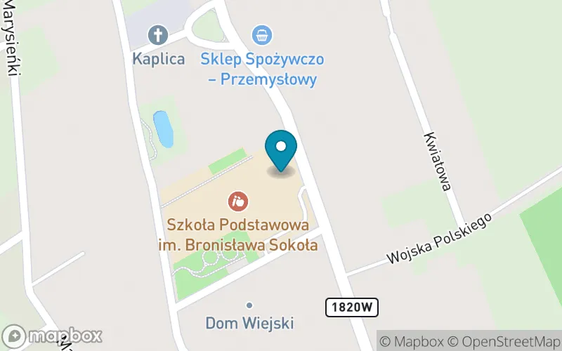 Lokalizacja: Szkoła Podstawowa im. Bronisława Sokoła