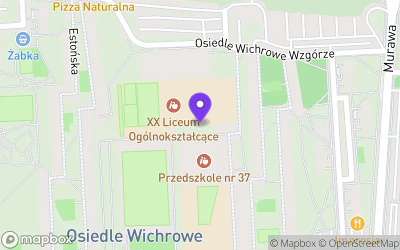 Lokalizacja: XX Liceum Ogólnokształcące im. Konstantego Ildefonsa Gałczyńskiego.