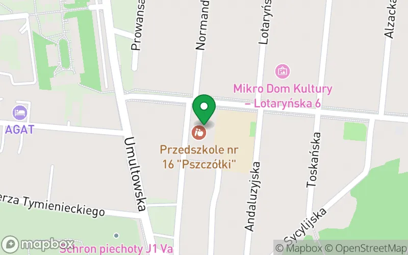 Lokalizacja: Przedszkole nr 16 "Pszczółki"