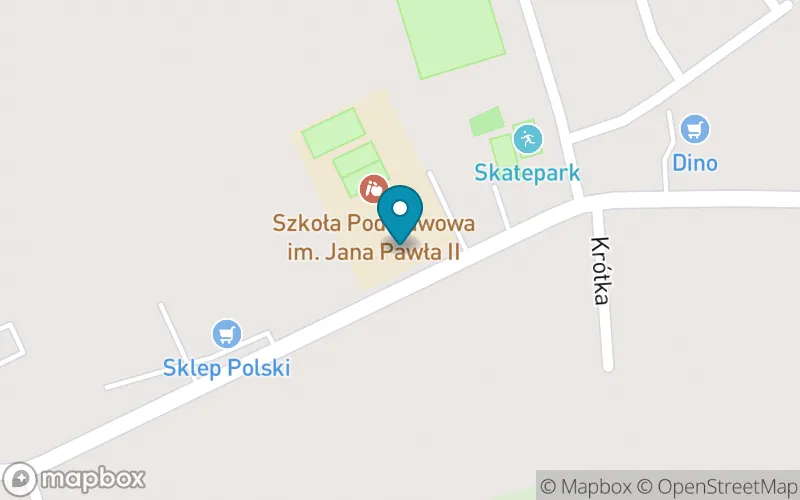 Lokalizacja: Szkoła Podstawowa im. Jana Pawła II w Żydowie