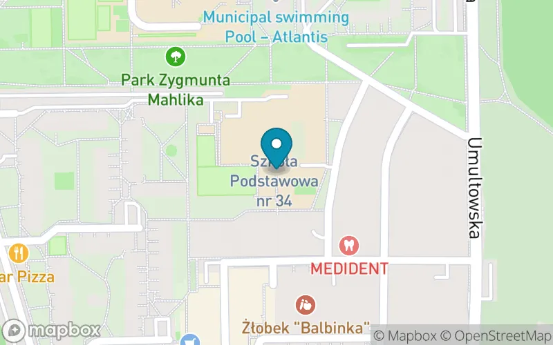 Lokalizacja: Szkoła Podstawowa nr 34 im. Wojska Polskiego