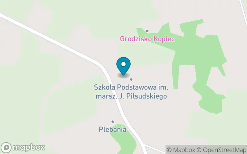 Lokalizacja: Niepubliczna Szkoła Podstawowa im. Marszałka Józefa Piłsudskiego w Orszymowie