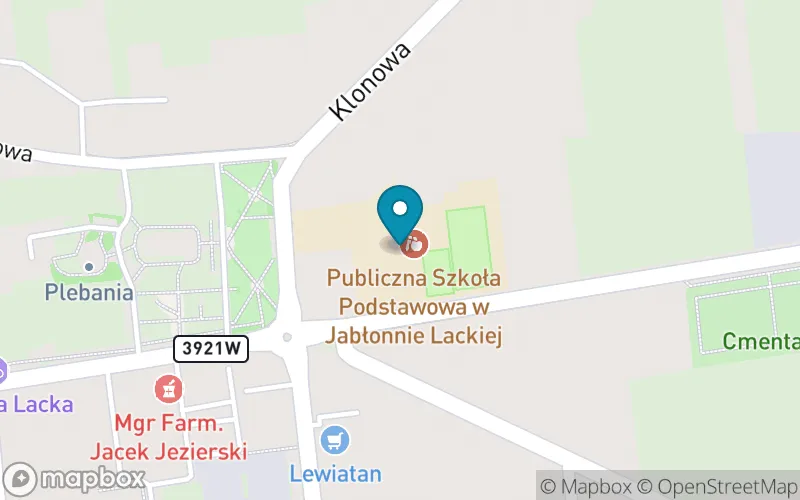 Lokalizacja: Publiczna Szkoła Podstawowa w Jabłonnie Lackiej