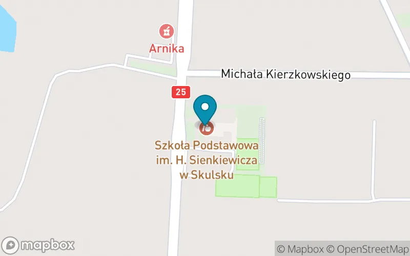 Lokalizacja: Szkoła Podstawowa im. Henryka Sienkiewicza w Skulsku