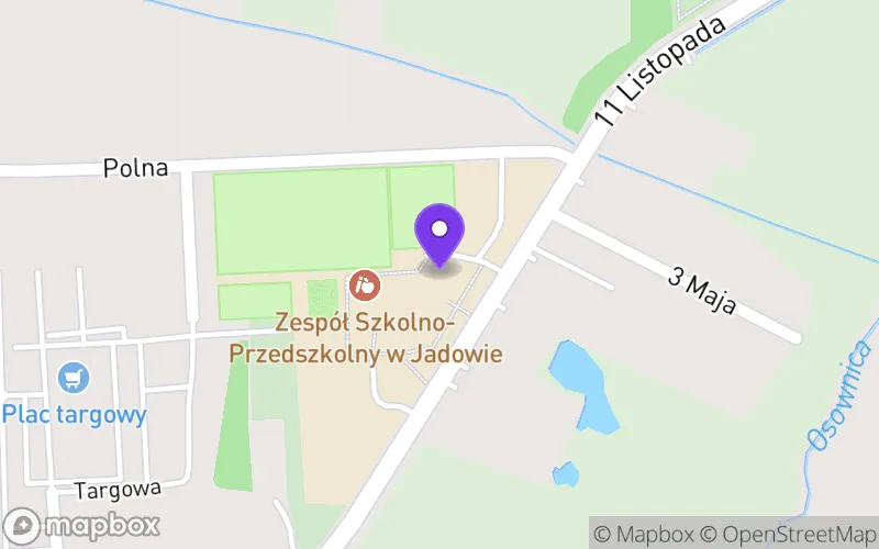 Lokalizacja: Branżowa Szkoła I Stopnia w Jadowie