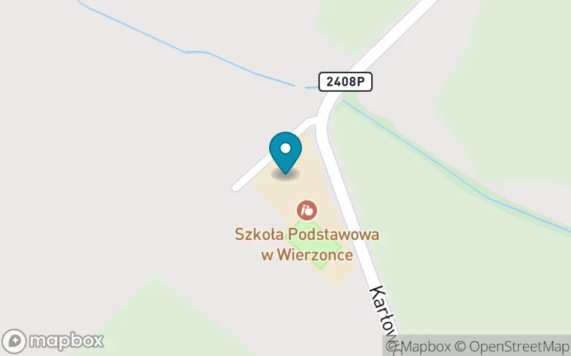 Lokalizacja: Szkoła Podstawowa w Wierzonce