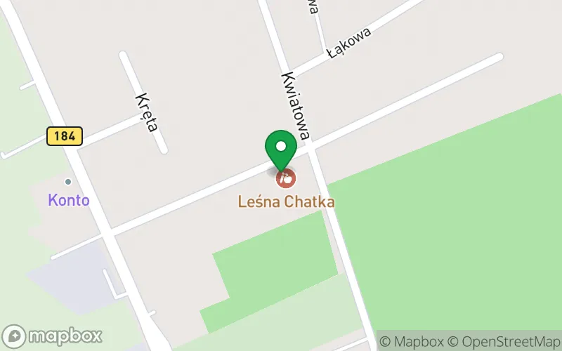 Lokalizacja: "Leśna Chatka" w Mrowinie