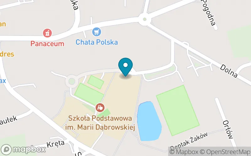Lokalizacja: Szkoła Podstawowa im. Marii Dąbrowskiej w Kaźmierzu