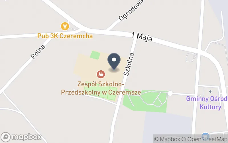 Lokalizacja: Zespół Szkolno-Przedszkolny w Czeremsze