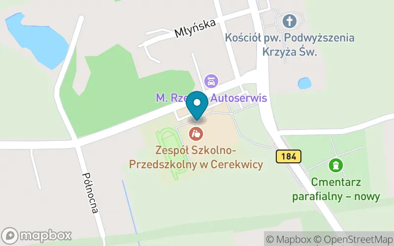 Lokalizacja: Szkoła Podstawowa im. Przyjaciół Ziemi w Cerekwicy