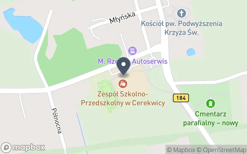 Lokalizacja: Zespół Szkolno-Przedszkolny w Cerekwicy