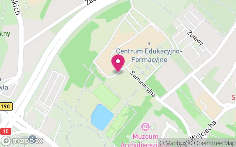 Lokalizacja: Prymasowskie Wyższe Seminarium Duchowne / Centrum Edukacyjno-Formacyjne