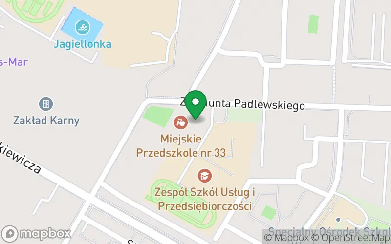 Lokalizacja: Miejskie Przedszkole z Oddziałami Integracyjnymi nr 33 im. Jean'a Vanier